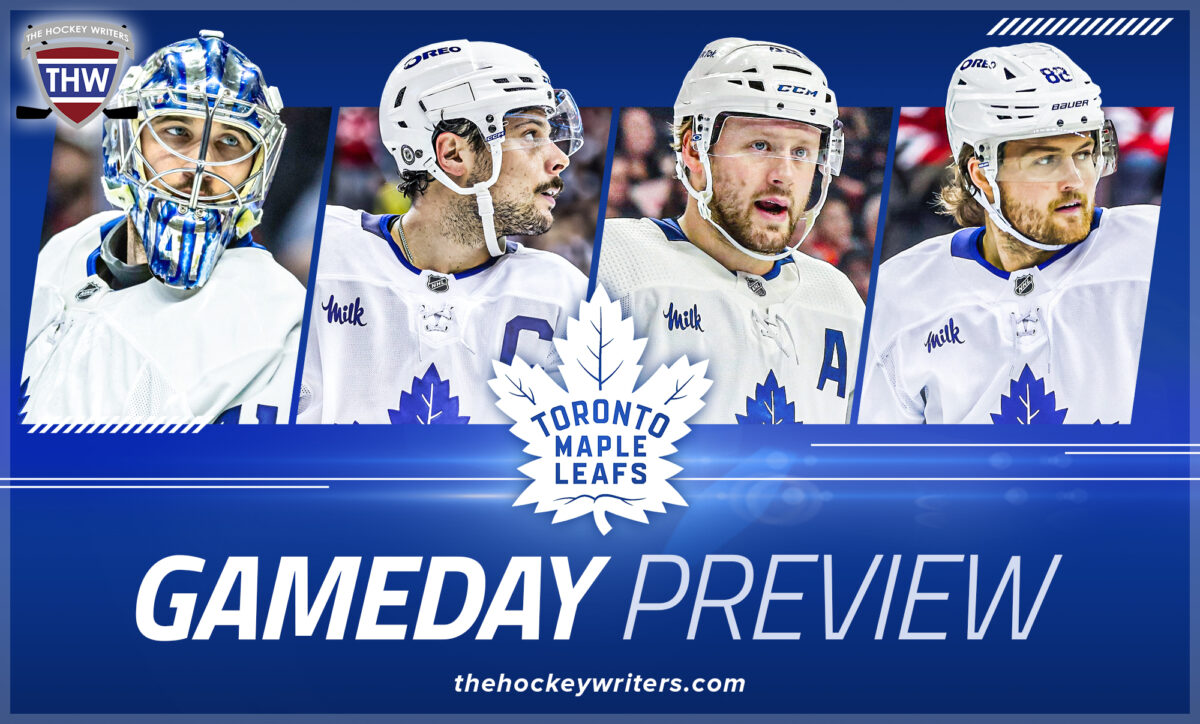 Toronto Maple Leafs Gameday Preview Anthony Stolarz, Austin Matthews, William Nylander & Morgan Rielly