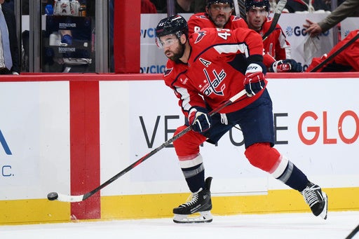 Chychrun scores in OT to lift Capitals to 3-2 victory over Lightning for third straight win