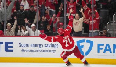 Larkin and Finne each score twice, lift surging Red Wings to a 4-2 win over Oilers – Macomb Daily