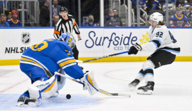 Utah Mammoth Explode For 7 Goals to Beat St. Louis Blues - The Hockey Writers - Utah Mammoth