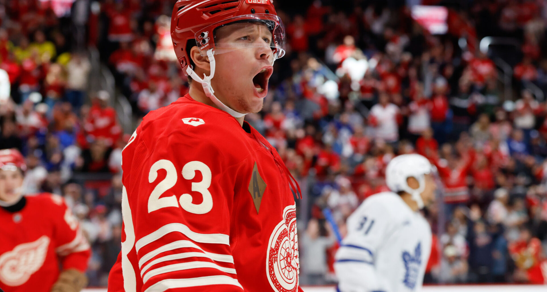 Kane, Raymond Help Lead Red Wings to 6-3 Win Over the Maple Leafs - The Hockey Writers - NHL News