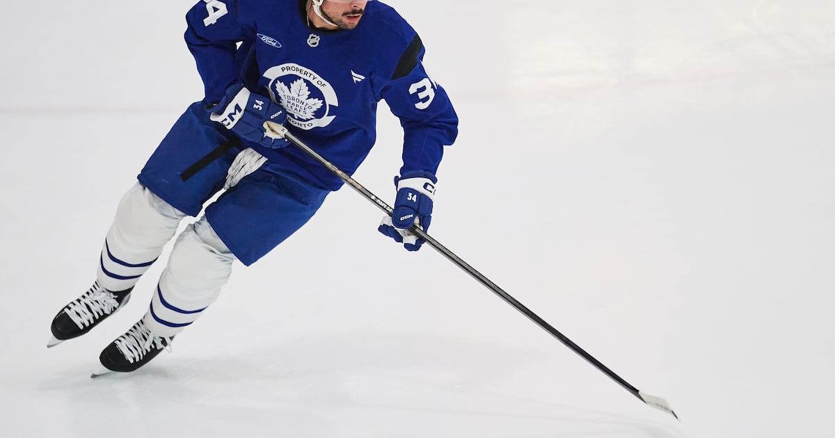 Matthews (rest) absent from Leafs’ practice
