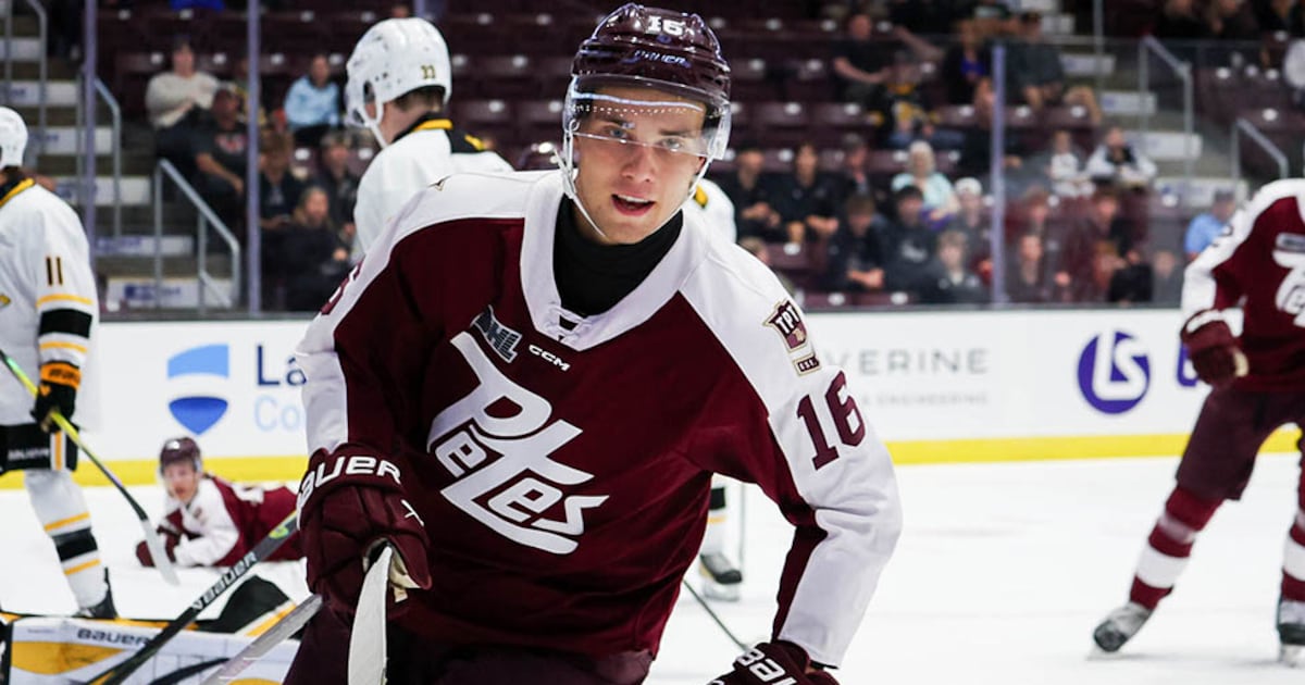 Peterborough Petes’ Adam Novotny leaves home to pursue NHL dreams