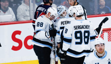 Mammoth Edge Jets 3-2 in Tight Battle at Canada Life Centre - The Hockey Writers - Utah Mammoth