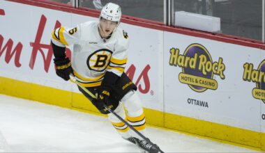 Marco Sturm Explains Decision To Scratch Bruins' Mason Lohrei