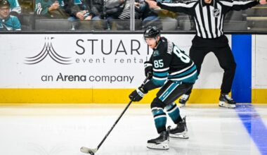 Mukhamadullin on Playing Devils for 1st Time, His Sharks' Connection As Teenager