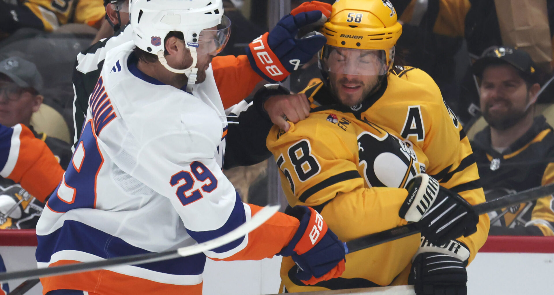 Islanders Forward Punished for Cross-Check on Penguins' Dewar