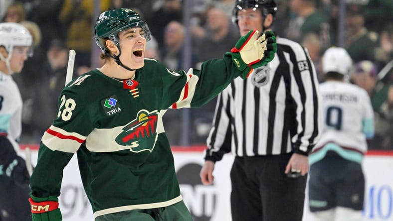 Liam Ohgren - Seattle Kraken at Minnesota Wild