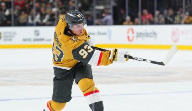 Mitch Marner collects two points in Vegas Golden Knights debut