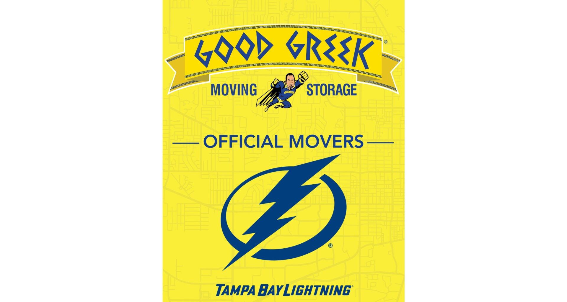 Good Greek Moving & Storage Partners with Tampa Bay Lightning, Uniting Tampa's Major League Teams Under One Relocation Partner