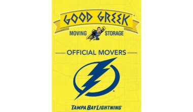 Good Greek Moving & Storage Partners with Tampa Bay Lightning, Uniting Tampa's Major League Teams Under One Relocation Partner