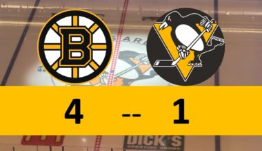 The Bear Truth: Bruins Overwhelm Sleepwalking Penguins