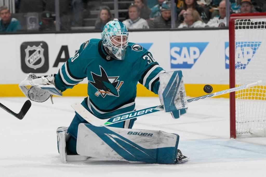 San Jose Sharks, Yaroslav Askarov still winless with Crosby, Penguins next