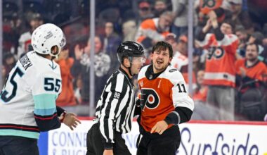 PhHN Daily: Flyers Fight; Crosby Trade Talk; Marchand Returns Home