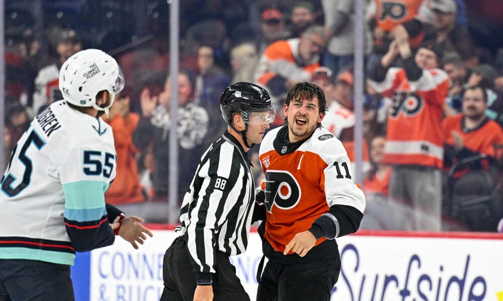 PhHN Daily: Flyers Fight; Crosby Trade Talk; Marchand Returns Home