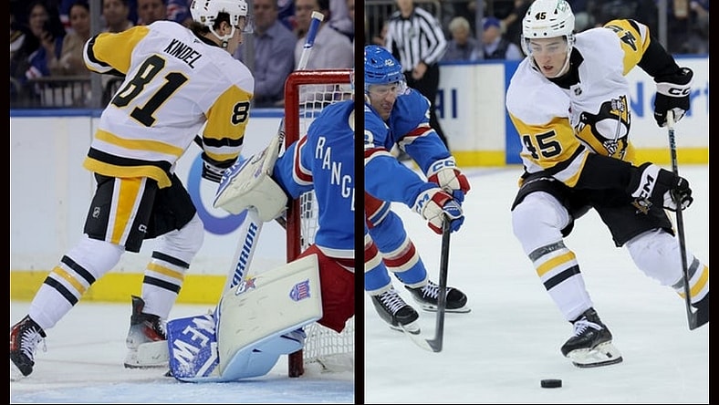 Pittsburgh Penguins Ben Kindel (Left) Harrison Brunicke (Right)