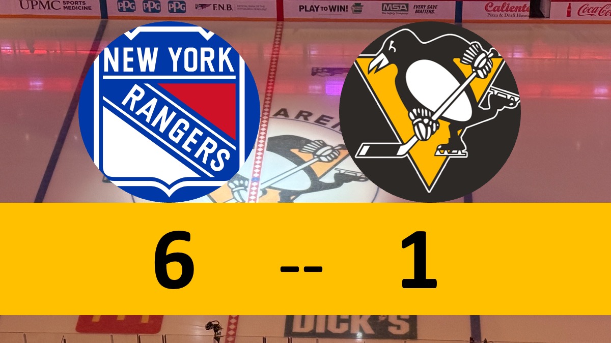 Penguins Go Splat; Penalties & Turnovers Sink Pens vs. Rangers