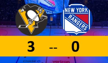 Penguins Squash Rangers; Silovs Shutout, Big Brazeau in Opener is