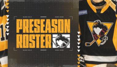 PENGUINS REVEAL PRESEASON ROSTER AHEAD OF EXHIBITION OPENER