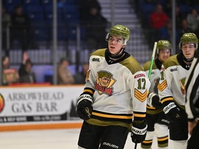 Junior hockey player