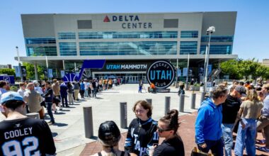 Utah Mammoth, Delta Center....