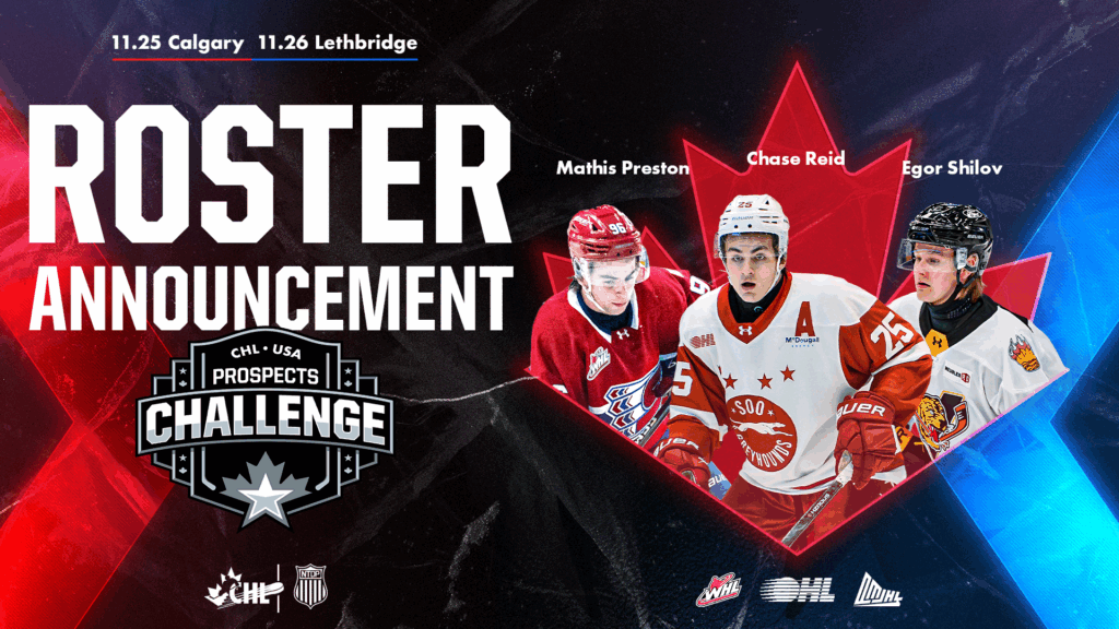 Roster Announced for Team CHL Ahead of 2025 CHL USA Prospects Challenge