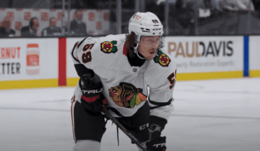 Chicago Blackhawks forward Tyler Bertuzzi pictured during the 2024-25 NHL Season.