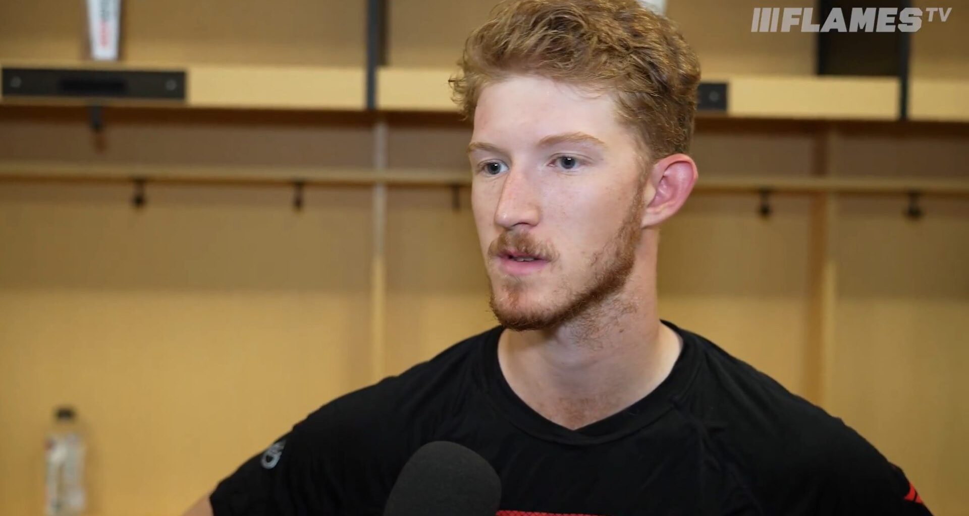 How much does the Flames' season depend on Dustin Wolf?