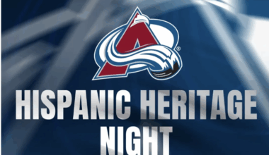 Colorado Avalanche Hispanic Heritage Night flyer