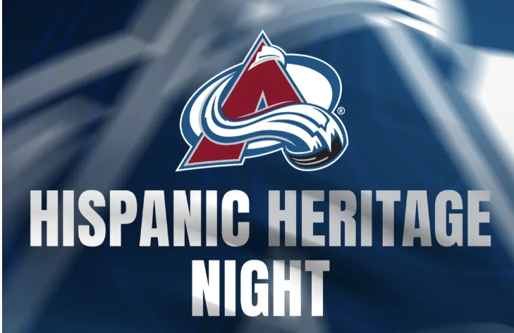 Colorado Avalanche Hispanic Heritage Night flyer