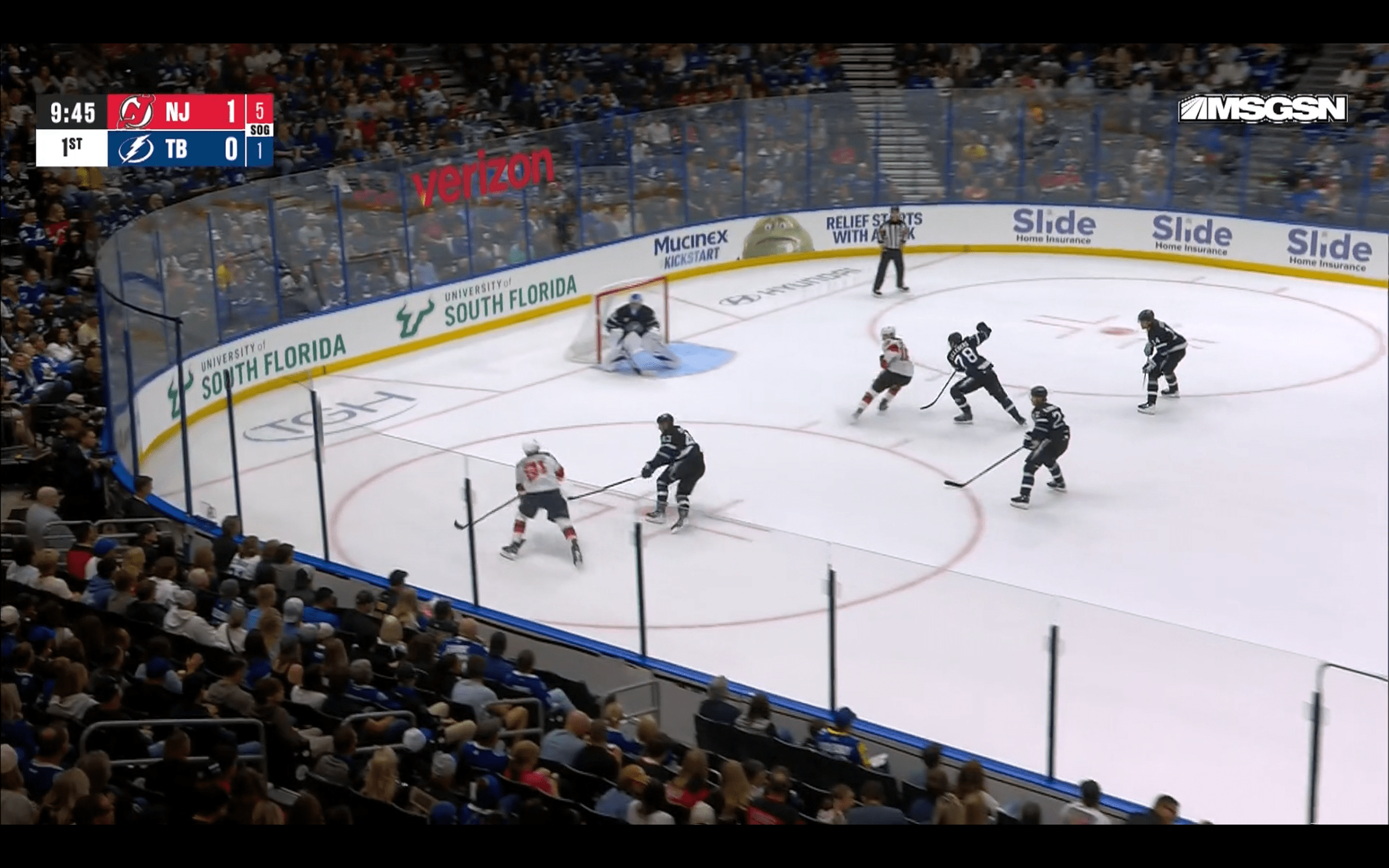 Vasilevskiy cannot be happy seeing this.