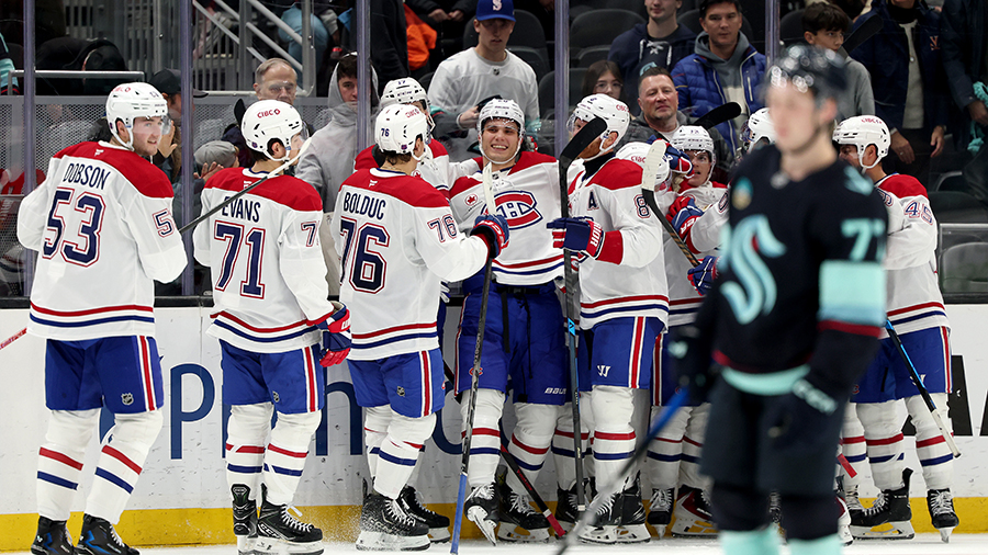 Seattle Kraken Montreal Canadiens game-winner overtime 2025...