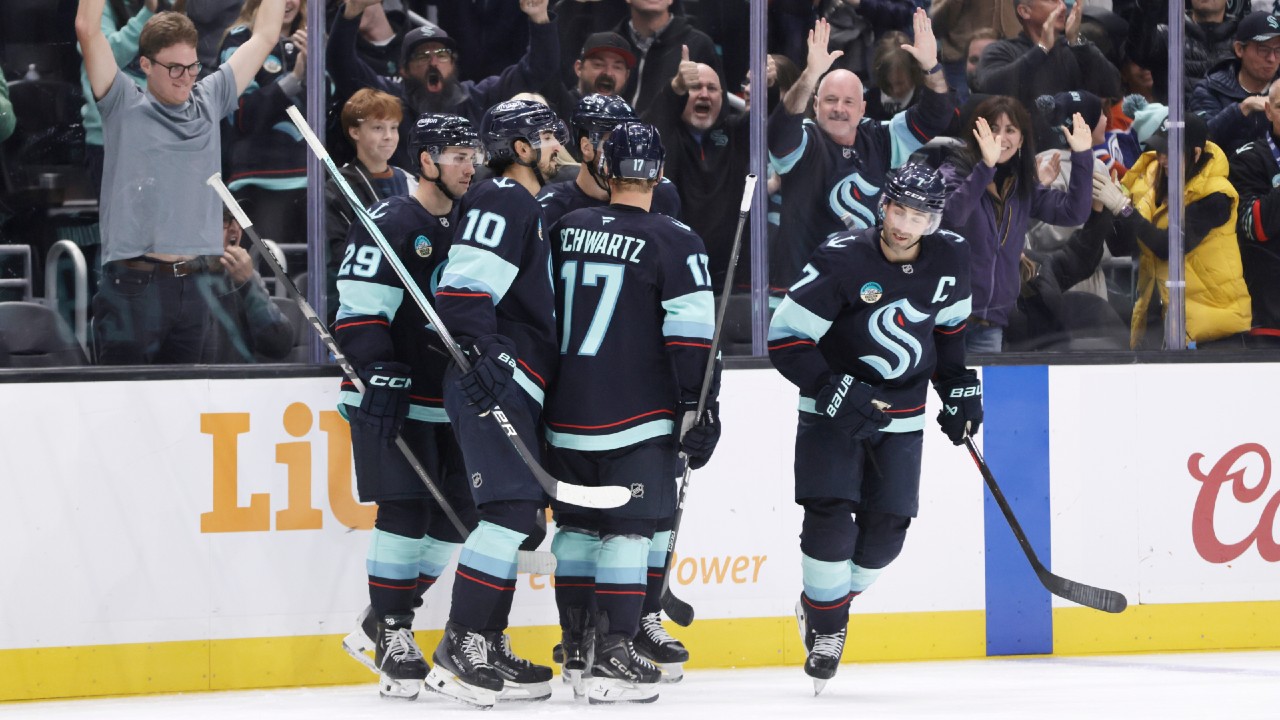 Eberle scores twice as Kraken beat Oilers