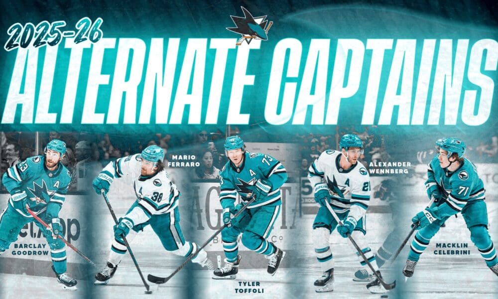 Sharks Will Have No Captain in 2025-26, Celebrini Joins Leadership Group