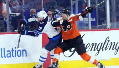 Flyers finish tough stretch in schedule with 5-2 loss to Jets