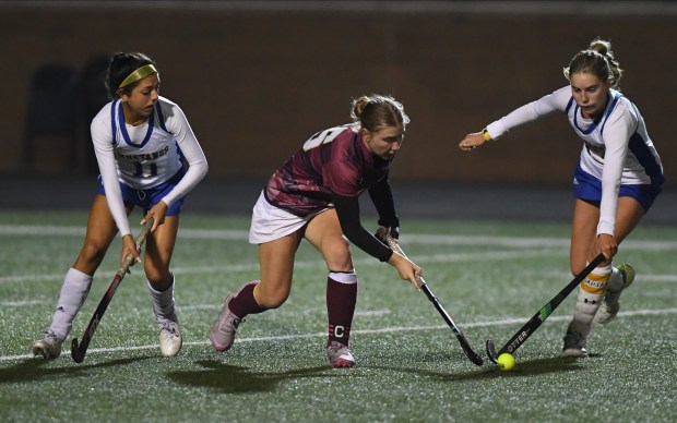 Bloomfield Hills Marian fell to Dexter 5-0 in the field...
