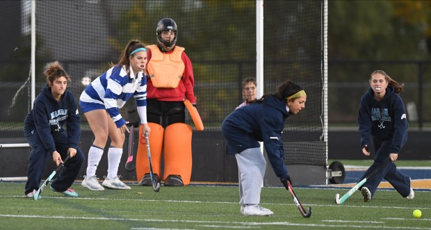 Bloomfield Hills Marian fell to Dexter 5-0 in the field...