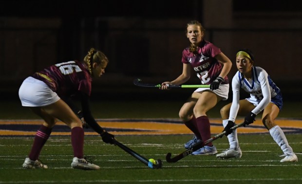 Bloomfield Hills Marian fell to Dexter 5-0 in the field...