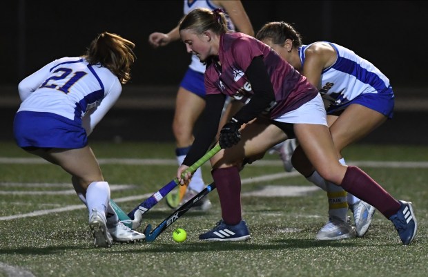 Bloomfield Hills Marian fell to Dexter 5-0 in the field...