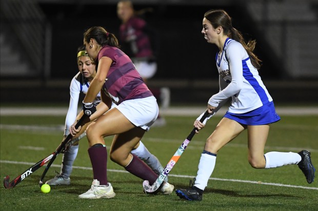 Bloomfield Hills Marian fell to Dexter 5-0 in the field...