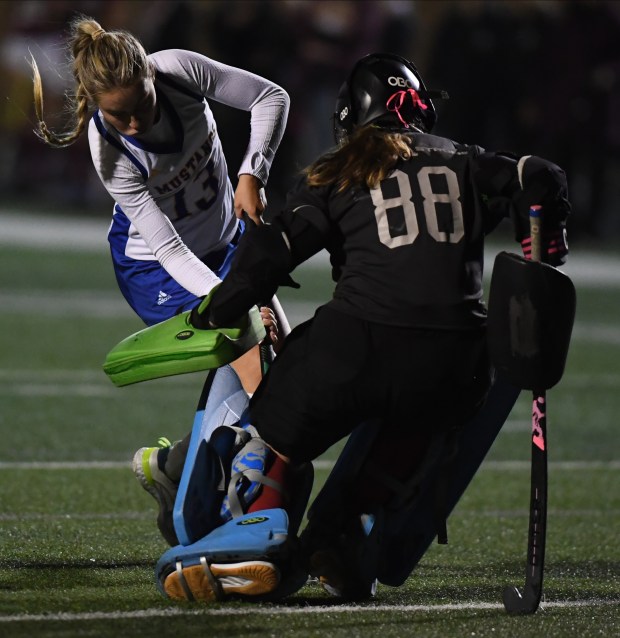 Bloomfield Hills Marian fell to Dexter 5-0 in the field...