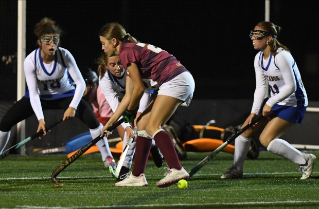 Bloomfield Hills Marian fell to Dexter 5-0 in the field...