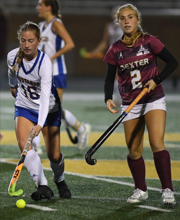 Bloomfield Hills Marian fell to Dexter 5-0 in the field...