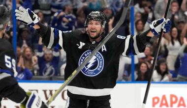Kucherov gets 1,000th career point in Lightning's game against Ducks