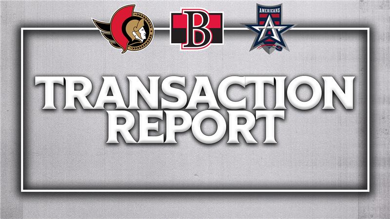 Kaliyev called up to Ottawa, Katic inbound from Allen, Sebrango claimed off waivers – Belleville Sens