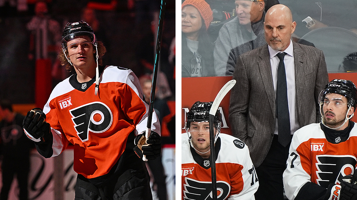 Flyers impressed by Trevor Zegras’ drive on power play – NBC Sports Philadelphia