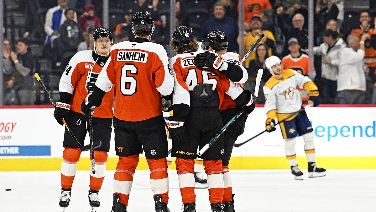 Trevor Zegras keeps humming as Flyers beat Predators for third straight win – NBC Sports Philadelphia