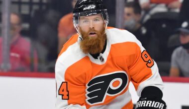 Flyers trade Ryan Ellis, pick to Sharks for Carl Grundstrom, Artem Guryev