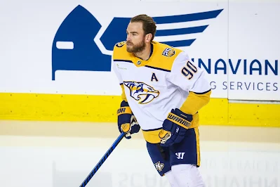Ryan O'Reilly, Nashville Predators center Ryan O'Reilly, Nashville Predators center, skates during warmup