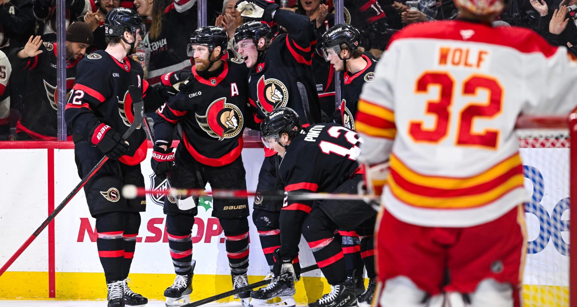 The Senators Host the Flames In Thursday NHL Action